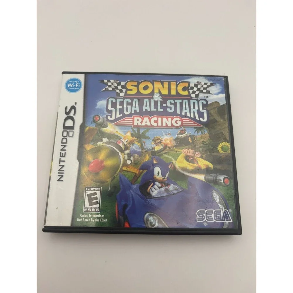 Sonic & Sega All-Stars Racing (Nintendo DS, 2009) w/ Manual